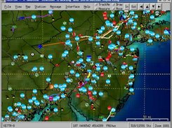 Activity in NE US, with vector and DRG map layers