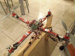 Copter structure and test support frame