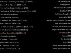 XBMC XMLTV Screenshot 1