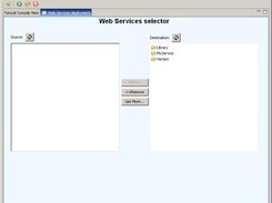 Web services deployment view