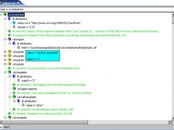 XSLT editor view