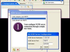 Setting up a connection to an XCDE server