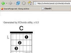 Sample C chord SVG image in Firefox 1.5 Beta1