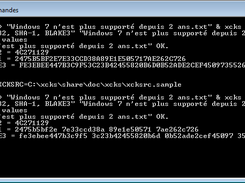 xcks on Windows (with change of configuration between executions)