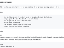 Xcode Shell Screenshot 1
