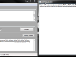 Enlarge Results window for closer view