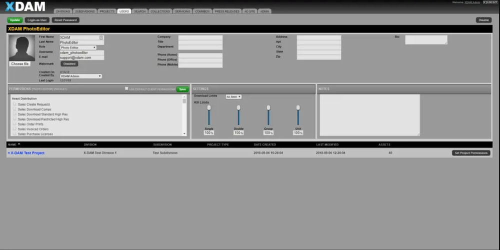 XDAM Screenshot 1