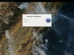 xdm-slackware-theme:  Sessions menu opened