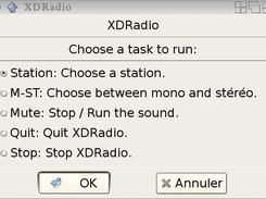 XDRadio main window in English