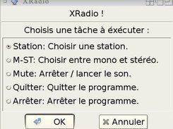 XDRadio main window in French