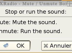 XDRadio mute window