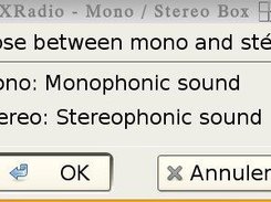 XDRadio mono-stereo window