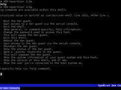 help output / command overview