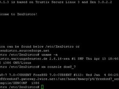 Linux dom0 running with a FreeBSD-CURRENT domU