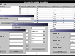 A simple graphical database manager.