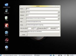 guest installation using the xensor gui tool