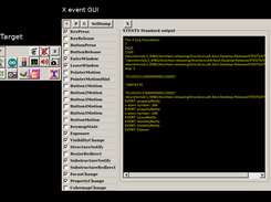 X event 0.9.0.0 with target graphic unit