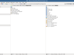Xfe in tree and two panels mode