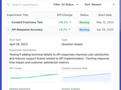 Research search volume, ask keywords, and topics. Understand questions that AI search engines see for every product, region, industry, and segment.