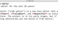 Xi Editor Screenshot 1