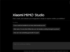 Xiaomi MiMo Studio Screenshot 1