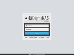 XigmaNAS Login Screen