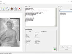 Main panel. Merged cube displayed