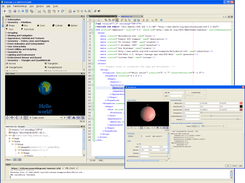 X3D-Edit Material Node Editor with embedded Xj3D