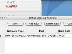 xLights menu on a Mac