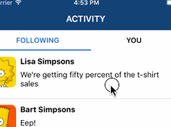 XLPagerTabStrip Screenshot 1