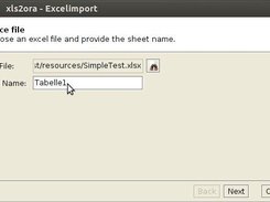 xls2ora source file selection