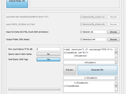 XLS2XML Genner software