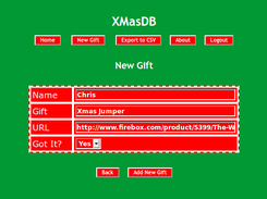 Add or Update Presents