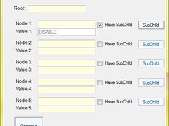 Input Node and Value.Determine Whether need Sub Child for Each Node
