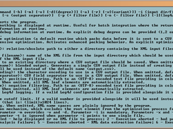 Command Line Help