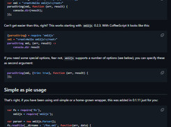 xml2js Screenshot 1