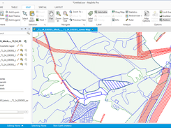 Результат обработки, импортированный в MapInfo