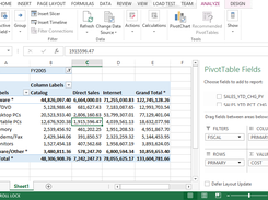 Pivot table with XMLA connect