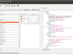 XML Mill on Ubuntu 12.04 using "Standard" theme and non-verbose element display.
