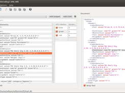 XML Mill on Ubuntu 12.04 using "Standard" theme and verbose element display.