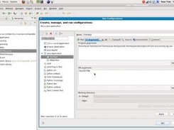 Screenshot of the User Interface --- Input from Eclipse IDE