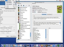 Main window and advanced search, OS X