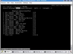 XMMS2SWI playlist in links text mode browser