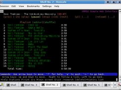 XMMS2SWI playlist in lynx text mode browser