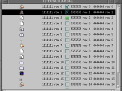 Example of XmNlItBox widget with multiple icons
