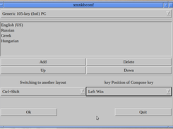 xmxkbconf Screenshot 1