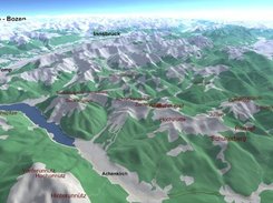 The Alps from OSM-3D