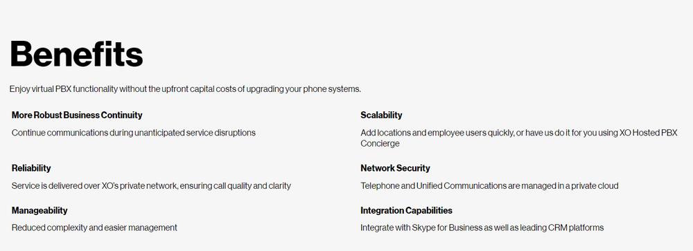 XO Hosted PBX Screenshot 1