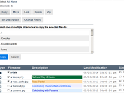 Copy selected files/directories - XODA-0.7.0