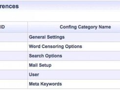 Control Panel - Preferences